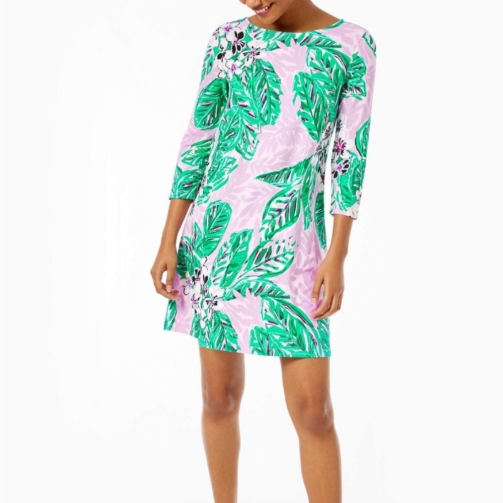 Lilly Pulitzer Ophelia Swing Dress SZ S Magnolia Lilac Leidees Night